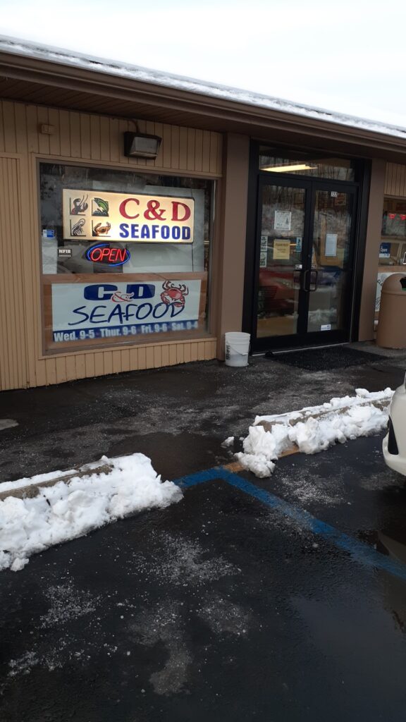 C & D Seafood banner