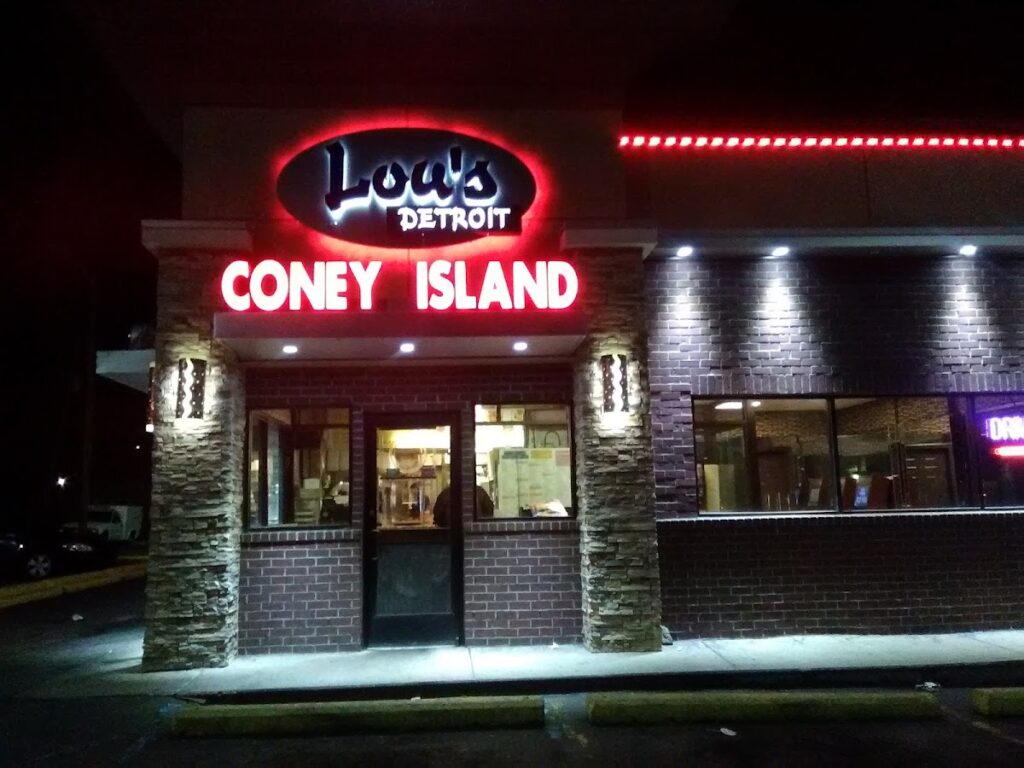 Lou’s Coney Island banner
