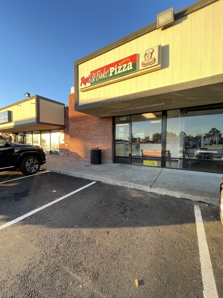 Pop’s U Bake Pizza banner